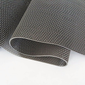 合美 PVC S纹疏水防滑地垫 4.5mm*0.9m*15m 灰色
