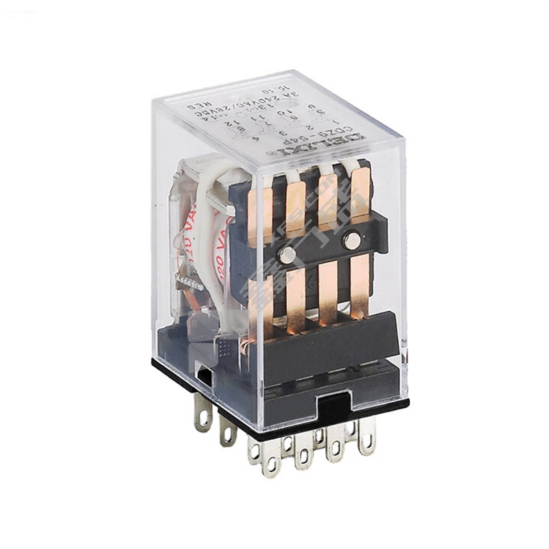 德力西DELIXI 小型电磁继电器CDZ9型 CDZ9-54P AC220V