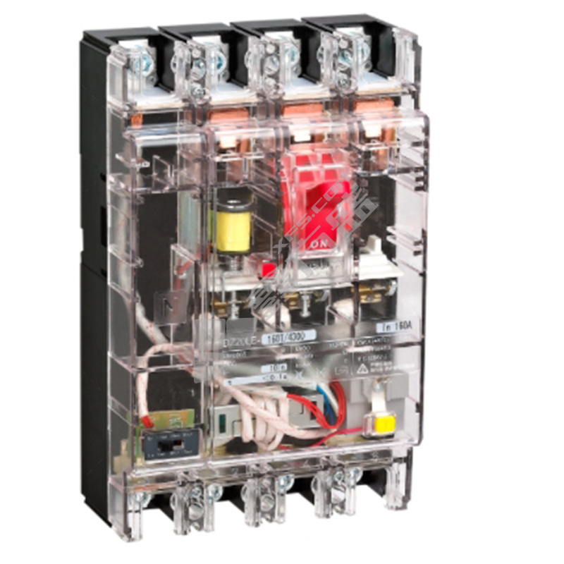 德力西 DZ20LE系列 4P 透明塑壳漏电保护断路器 DZ0LE-400T/4300A 400A 热磁式 10/30/50非延01新 20kA