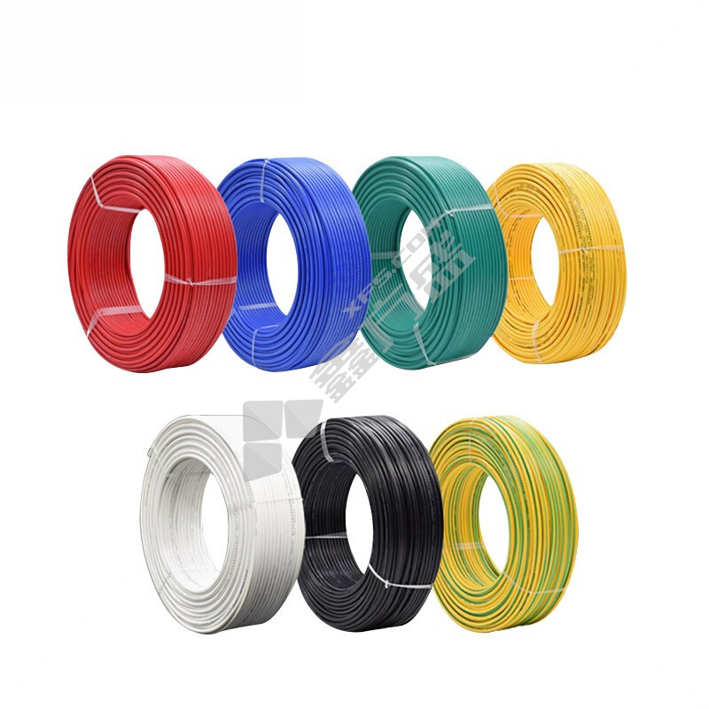 中安 阻燃C类塑铜电线 ZC-BV 450/750V 1*6平方 黄色