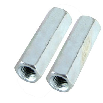 鑫昊鑫 白锌 六角连接母 M14 18mm 45mm