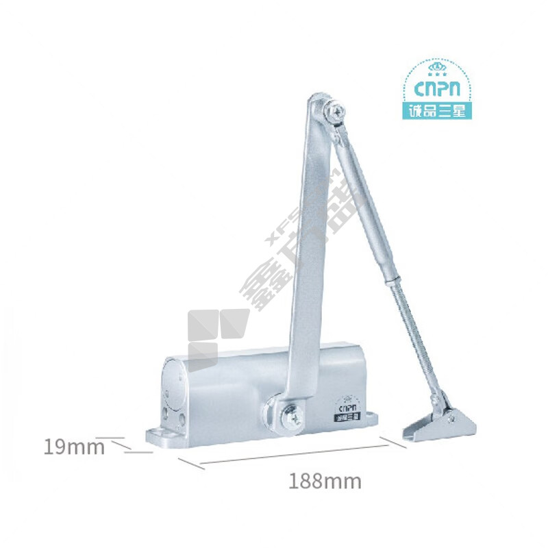 诚品三星 楼宇单元门闭门器 CP1500 65-100kg 1100mm 带定位