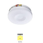 东君 自电自控 新国标款人体感应应急吸顶灯 DJ-03A 12W 6500K φ275*65mm 220V