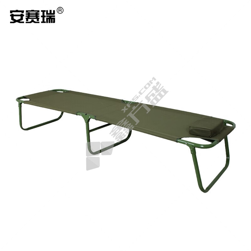 安赛瑞 300341 铁 折叠款 便携陪护床 1800*600*350mm 小于等于100kg 军绿色