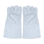 君御 2112 二层加厚电焊手套防火线 2112 均码 35cm 灰色