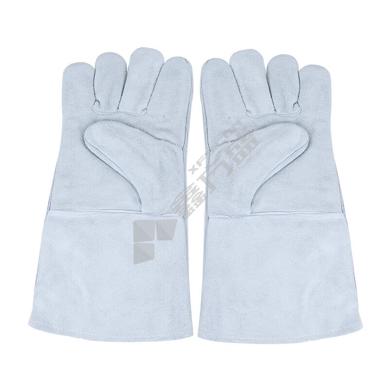 君御 2112 二层加厚电焊手套防火线 2112 均码 35cm 灰色