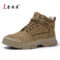 雷安盾 919 防砸防刺穿 四季款安全鞋 36码 卡其色