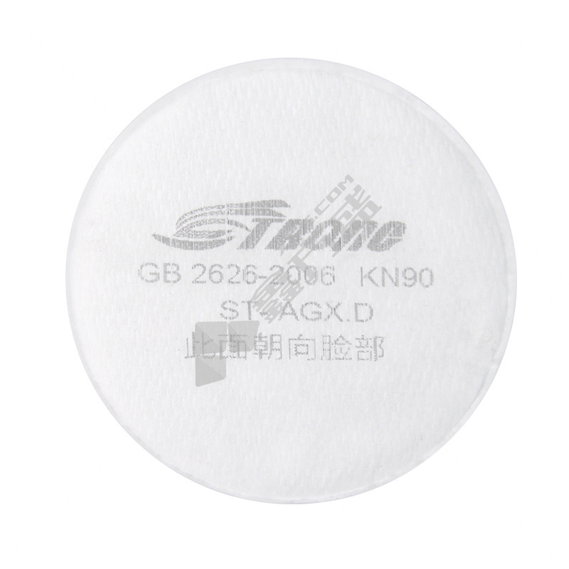赫力斯 思创联名款圆形防尘过滤棉 白色 ST-YGLM KN95 87