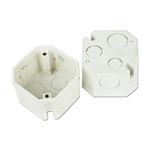 鑫万囍 白色 PVC双调八角盒 60*20mm