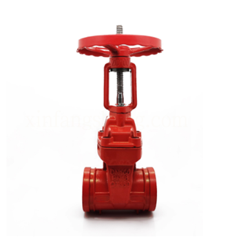 奥美莱 卡箍 沟槽明杆软密封闸阀 Z81X DN80 1.6MPA