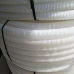 白色 PVC普通波纹管 De16*45m