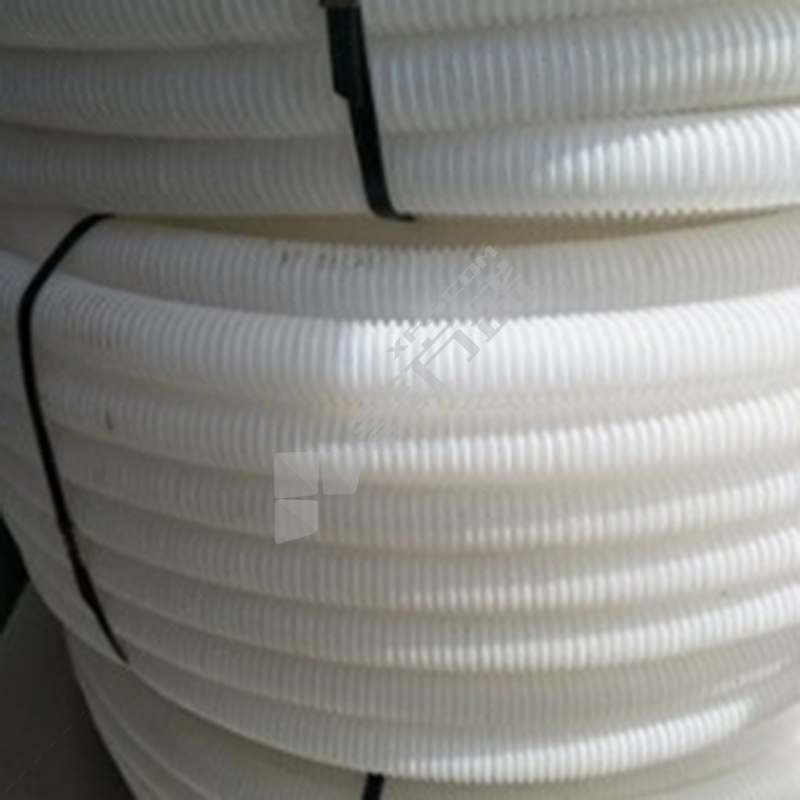 白色 PVC普通波纹管 De20*45m