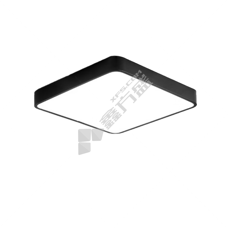 雷士照明 简黑方形吸顶灯 JTCX11962 36W 三色变光 480*480*60mm 220V