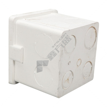 鑫万囍 白色 PVC双调方盒 80 20mm