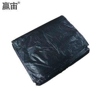 赢宙 加厚平口 双层垃圾袋 60*80cm 2.5丝 黑色 