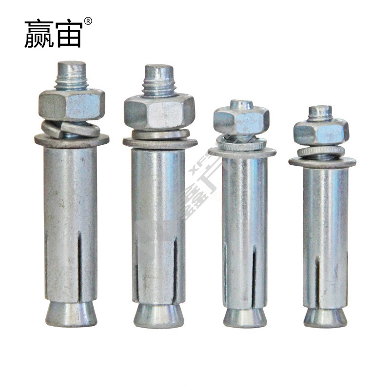 赢宙 白锌 膨胀螺栓 M10 95mm 1.2mm