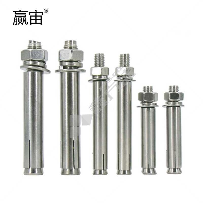 赢宙 本色 304不锈钢 膨胀螺栓大头 M12 120mm