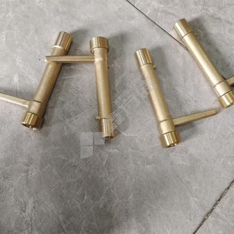 [配件]汉轩 快速铜取水阀 6分 金色