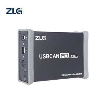 周立功 CAN盒CANFD总线USB转CANFD接口模块 USBCANFD-200U