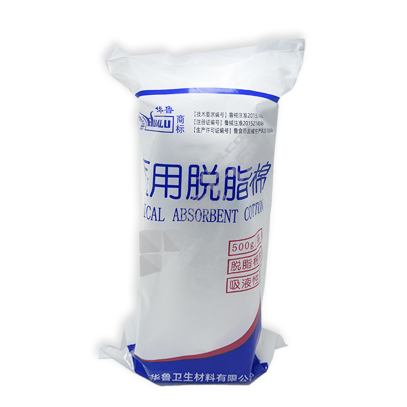华鲁 医用脱脂棉 特级*500g 白色 00203A