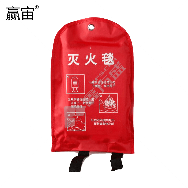 赢宙 双面硅胶灭火毯 1.0*1.0m