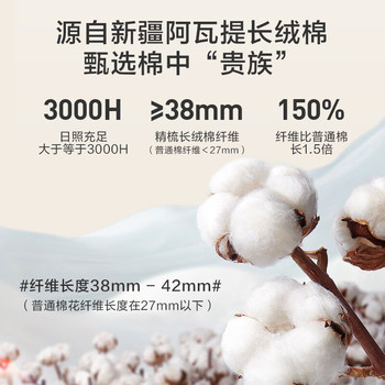 馨典 y7368 新疆阿瓦提长绒棉浴巾 140*70cm 米色 480g