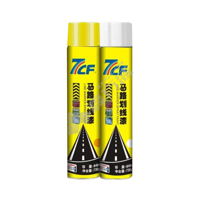 彩虹 马路划线漆 840ml 730g 白色