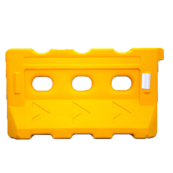 黄色吹塑三孔水马 1100*650*120*240mm 黄色