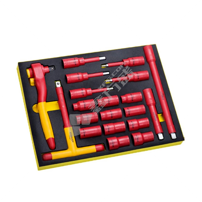 史丹利 Stanley VDE绝缘套筒扳手组套 10~24mm 20件套 STMT77888-23