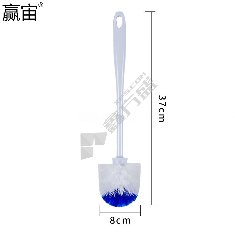 赢宙 简易马桶刷 37cm 白色