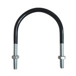 岭固 镀锌 包薄胶管U型丝 M8 DN50