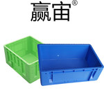 赢宙 韩式物流箱 H8 480*380*200mm 445*340*195mm 绿色 不带盖