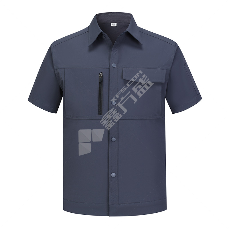 拓普瑞 D105 普通工作服套装 S 深邃灰色 分体式