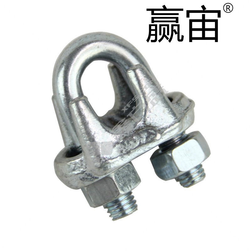 赢宙 钢丝绳重型卡头 M12