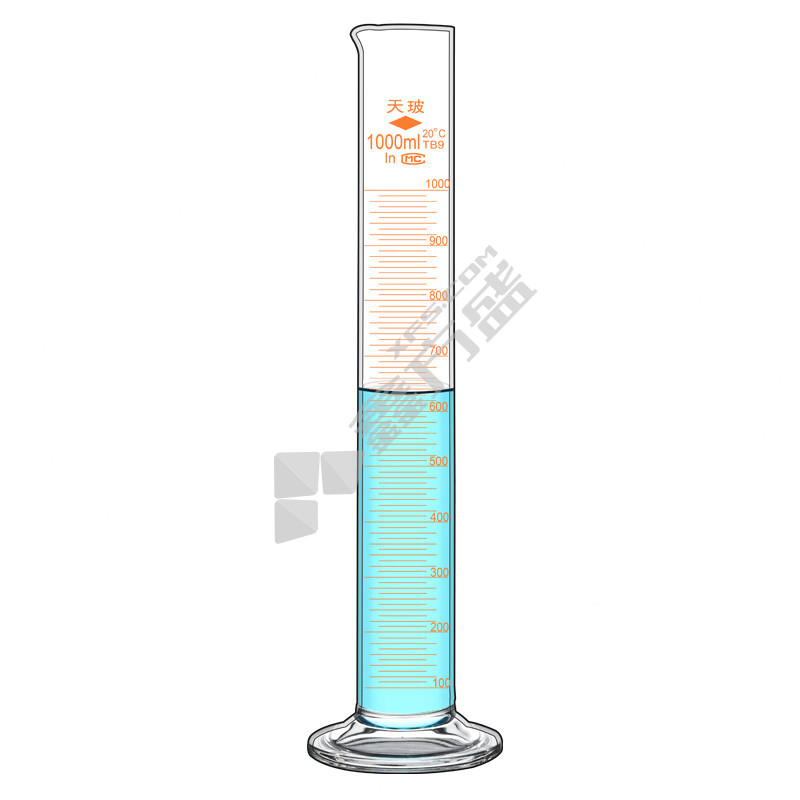 天玻 量筒 10ml 0.2ml