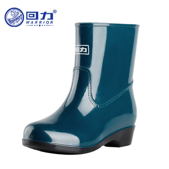 回力 523 中筒 雨靴 36码 墨绿色