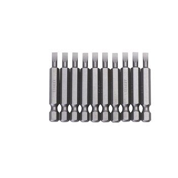 史丹利 Stanley 6.3mm系列一字旋具头 SL4.0x50mm(x10) 63-012T-23