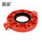 贏宙 溝槽單片法蘭 89mm DN80 1.6MPa 8孔