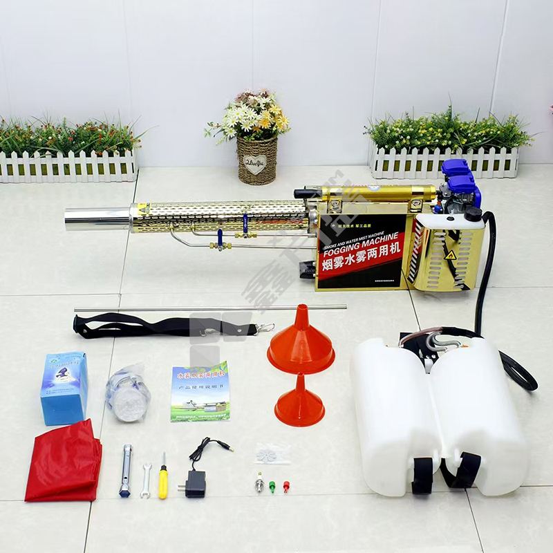 汽油驱动烟雾水雾两用喷雾器 15L 金色 12V充电电池
