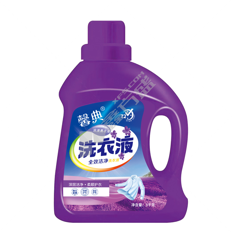 馨典 不含磷 洗衣液  3kg 薰衣草