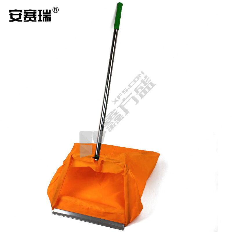 安赛瑞 24195 环卫防风垃圾兜 杆长64cm 兜长40cm 橙色 24195 (单位：个)