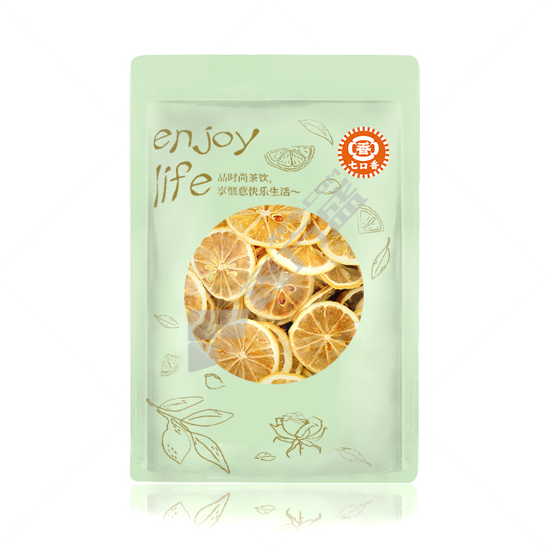 七口香 烘干柠檬片 250g