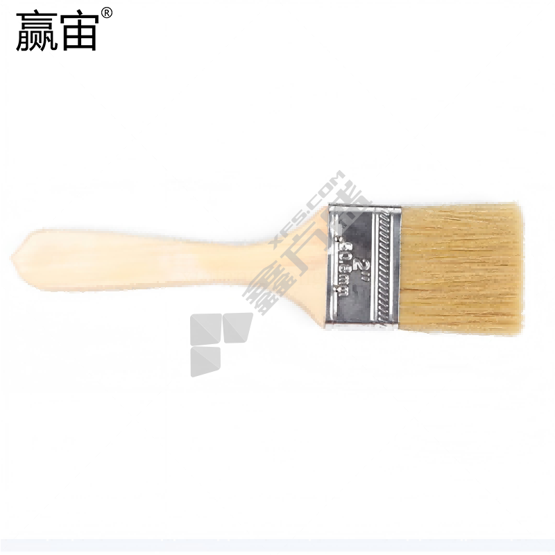 赢宙 猪鬃 木柄 油漆刷 180mm 25mm
