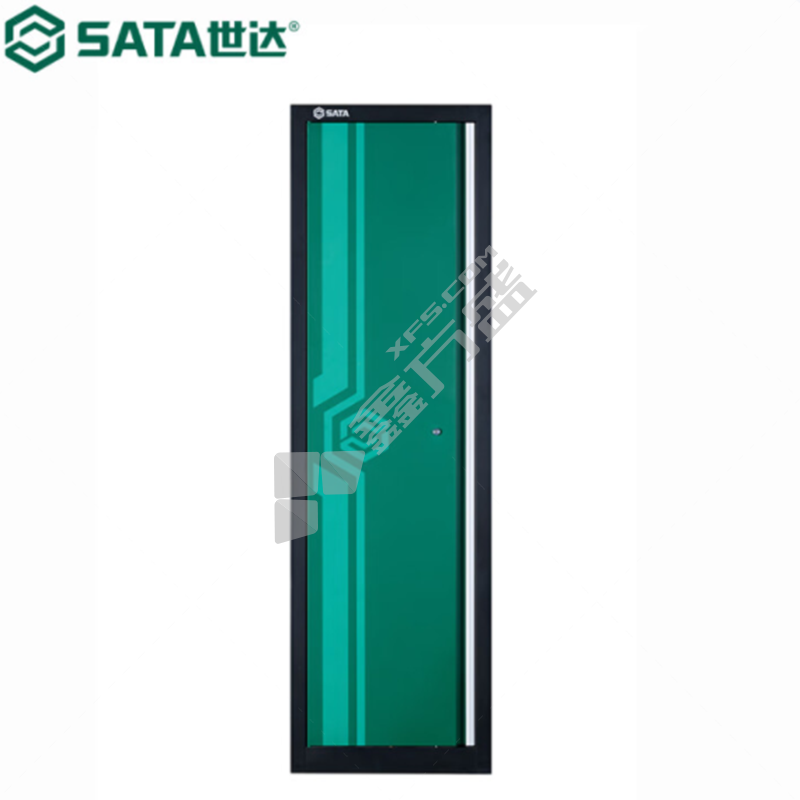 世达 95150 单门立式工具柜 600*500*2000mm 绿色 6个抽屉 3个层板