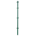 镀锌浸塑焊接网隔离栅立柱 2.1m 3mm 48mm