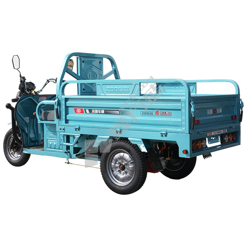 宗旗 尖刀款带爬坡档电动三轮车 1200W 1.6*1.1m 60V45Ah