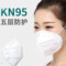 盾守 9301 无阀KN95防尘口罩 白色 耳戴式 10只/盒