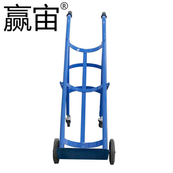 赢宙 单瓶氧气手推车 实心橡胶 130*40cm 200kg 蓝色