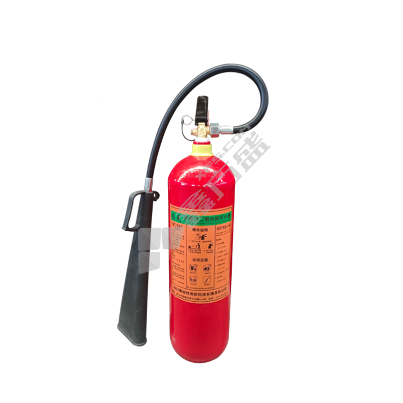 凡克 手提式 新国标合金钢二氧化碳灭火器 MT/BE5 5kg