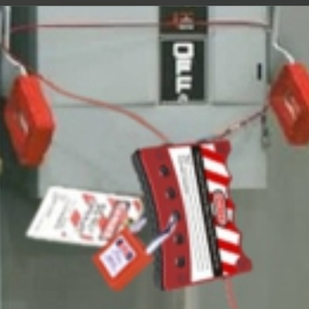 温州博士 工程塑料 握式缆绳锁 BD-L02 3mm*1.8m 红色 不通开